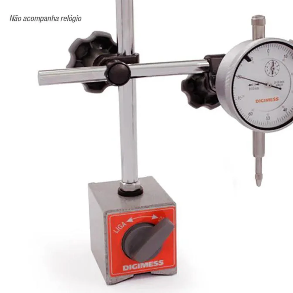 Base Magnética Com Suporte Sem Ajuste Fino Digimess